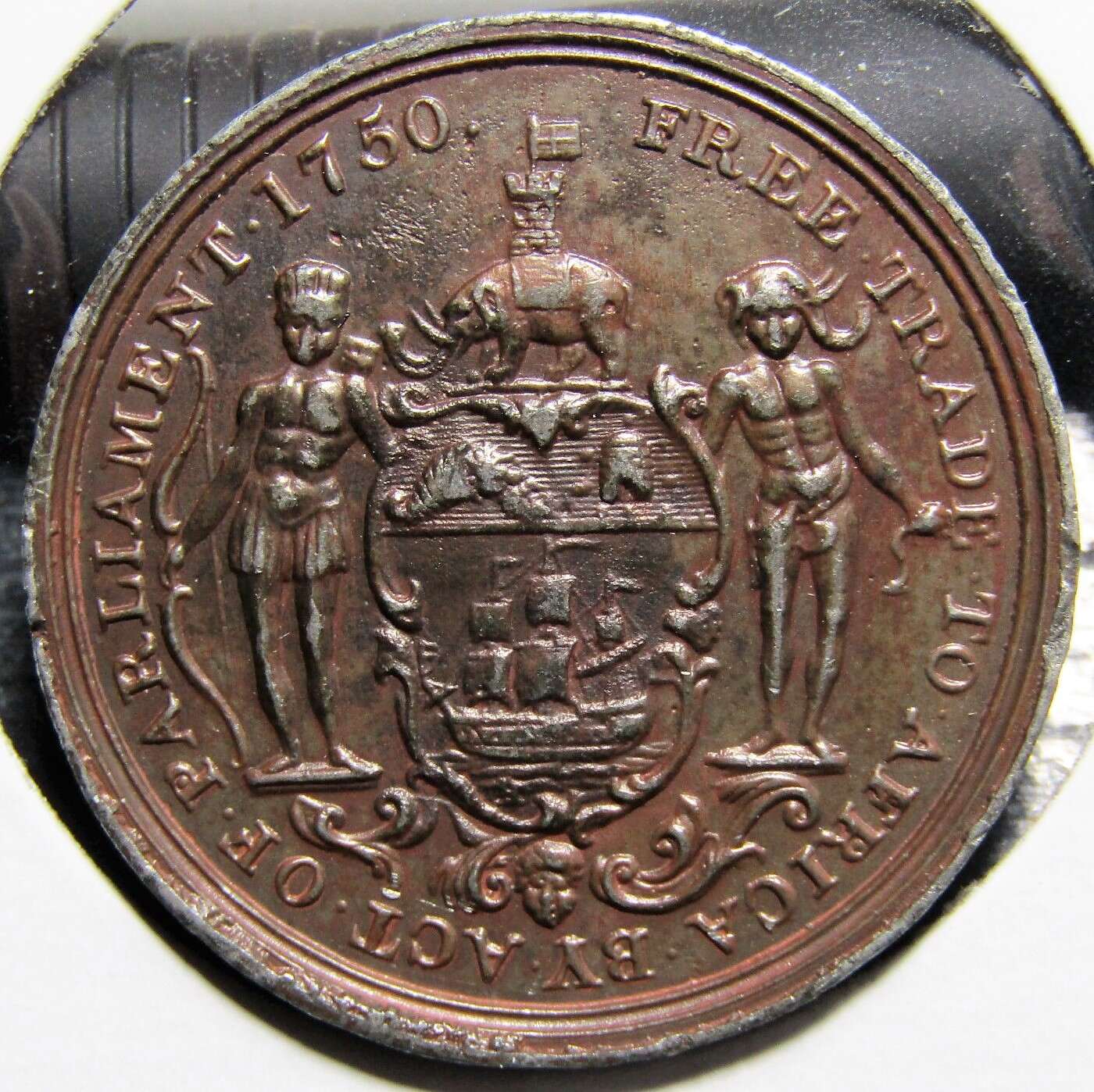 1818-Gold-Coast-Ghana-1-Ackey-George-III-Counterfeit-Or?